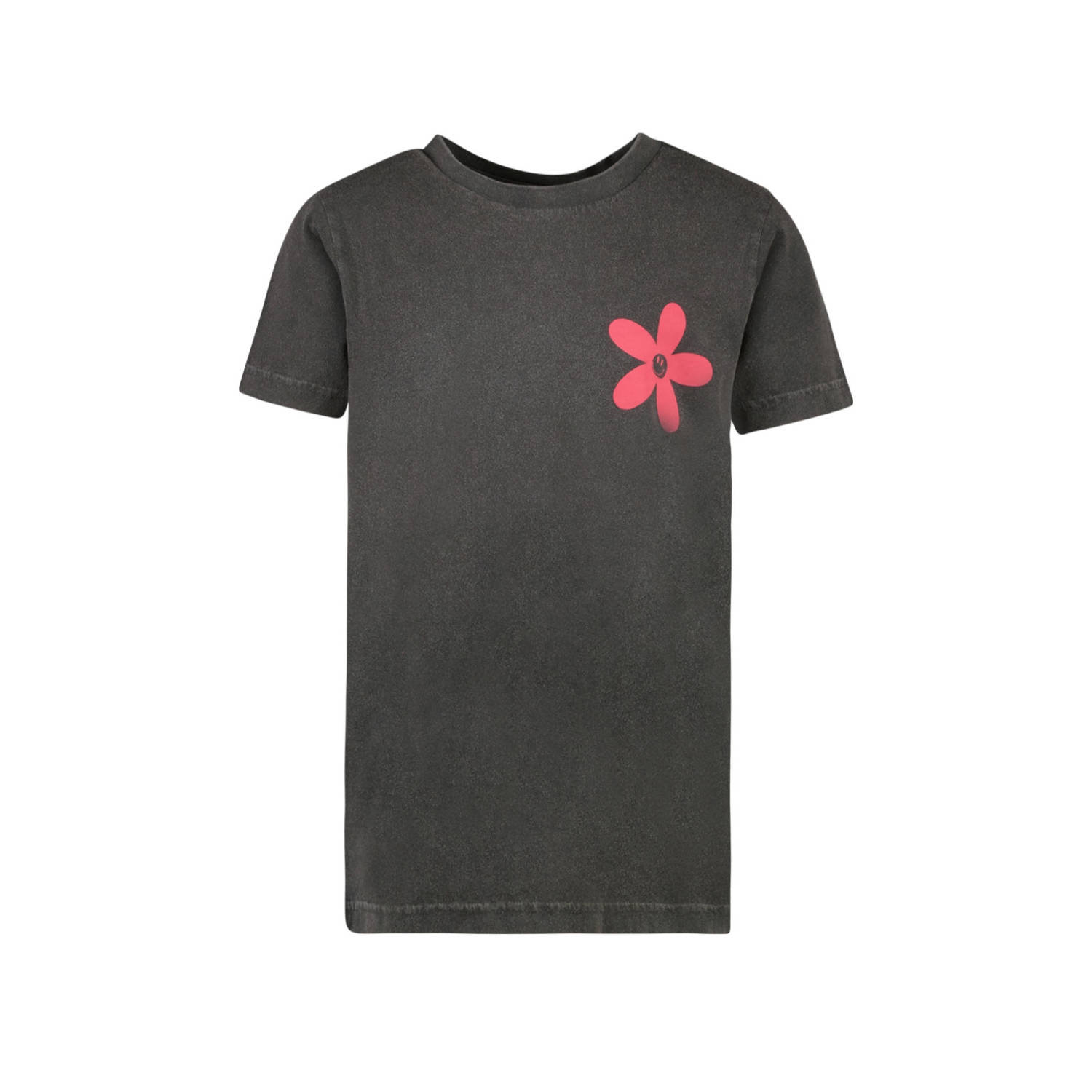 Cars T-shirt CARRO met backprint zwart roze Meisjes Katoen Ronde hals Backprint 116