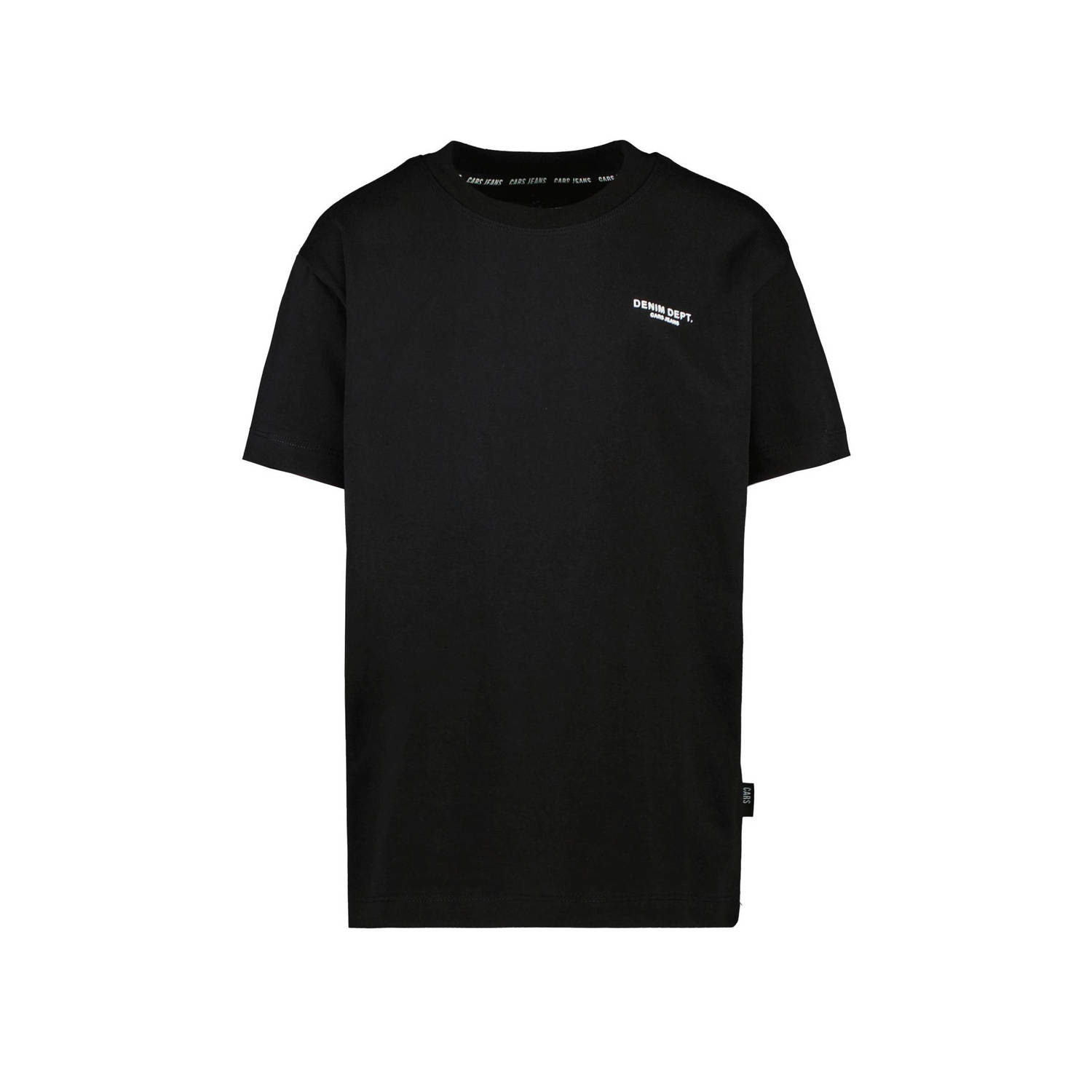 Cars T-shirt AFORTY zwart Jongens Katoen Ronde hals Effen 128