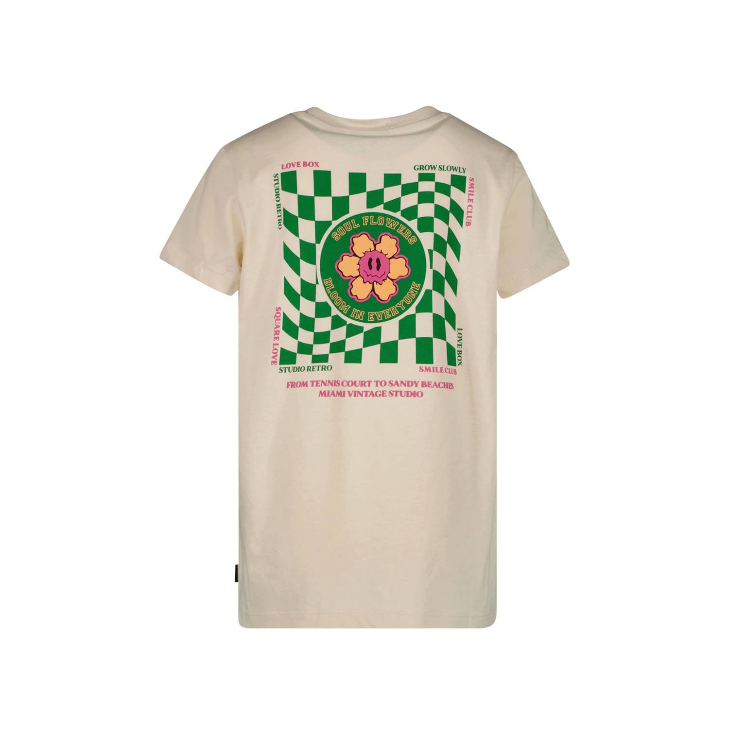 Cars T-shirt VIOLETT met backprint lichtzand