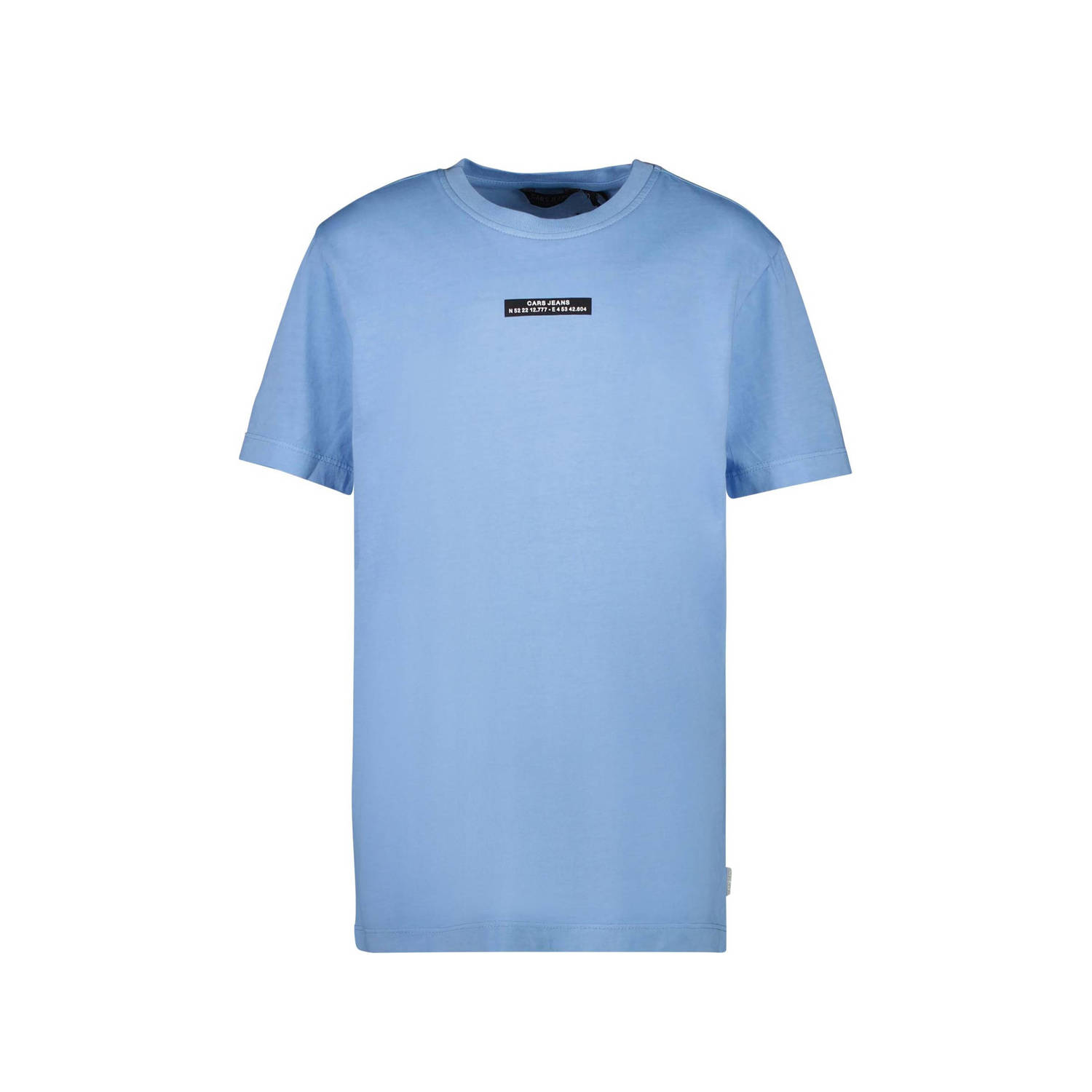 Cars T-shirt SONO met tekst hemelblauw Jongens Katoen Ronde hals Tekst 116
