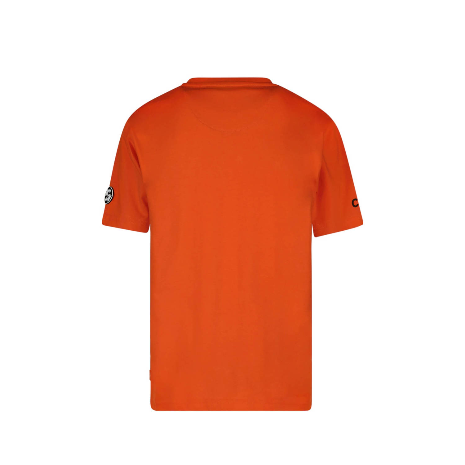 Cars T-shirt PRAYS met tekst oranje