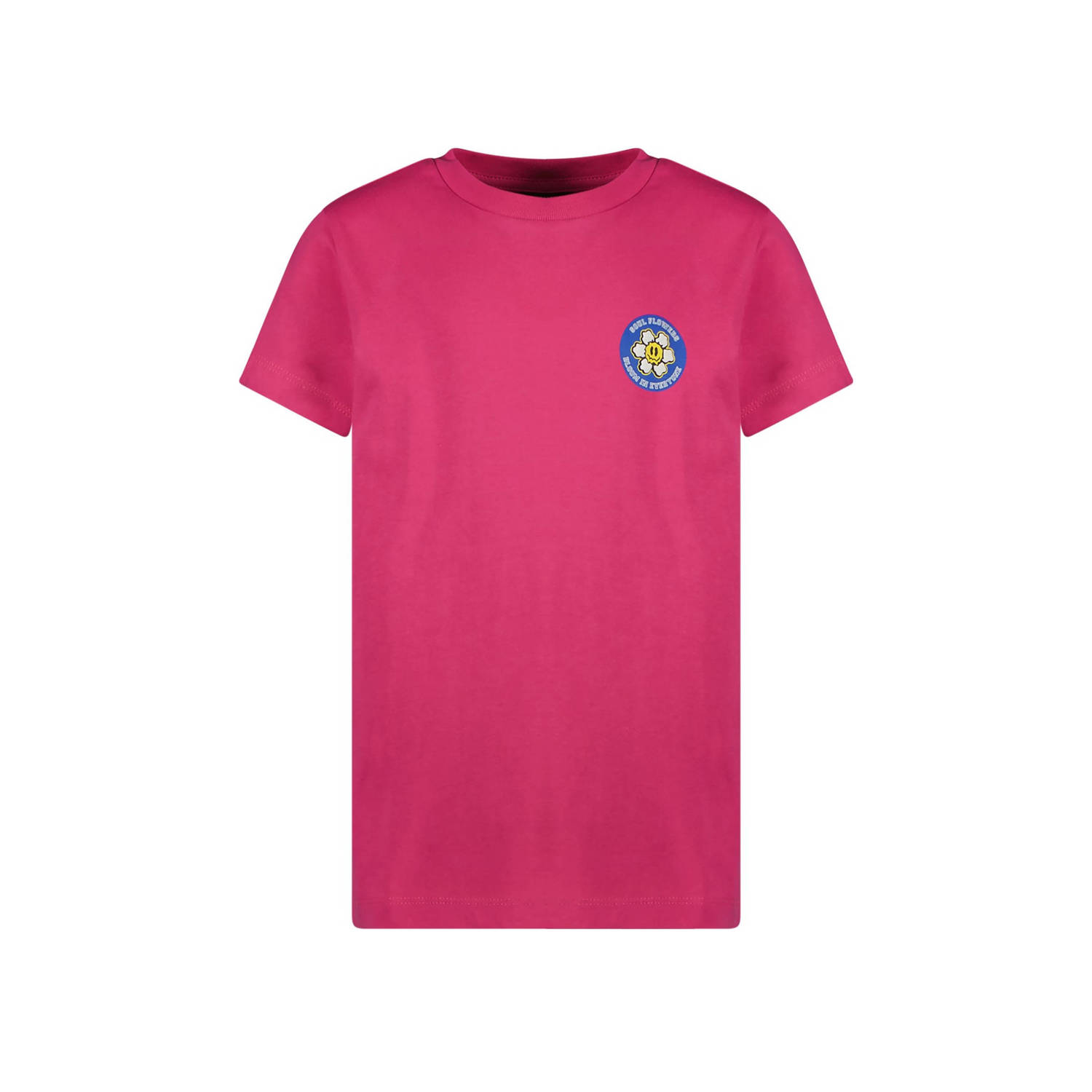 Cars T-shirt VIOLETT met backprint fuchsia Roze Meisjes Katoen Ronde hals 140
