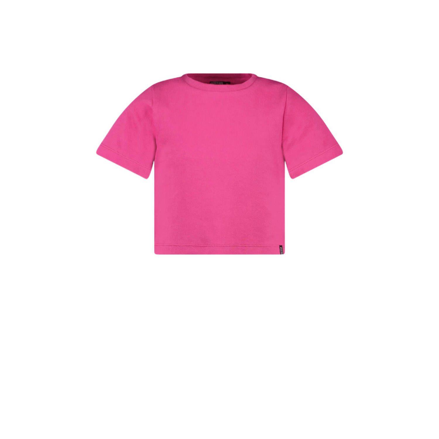 Cars T-shirt JOSYA fuchsia Roze Meisjes Katoen Ronde hals Effen 116