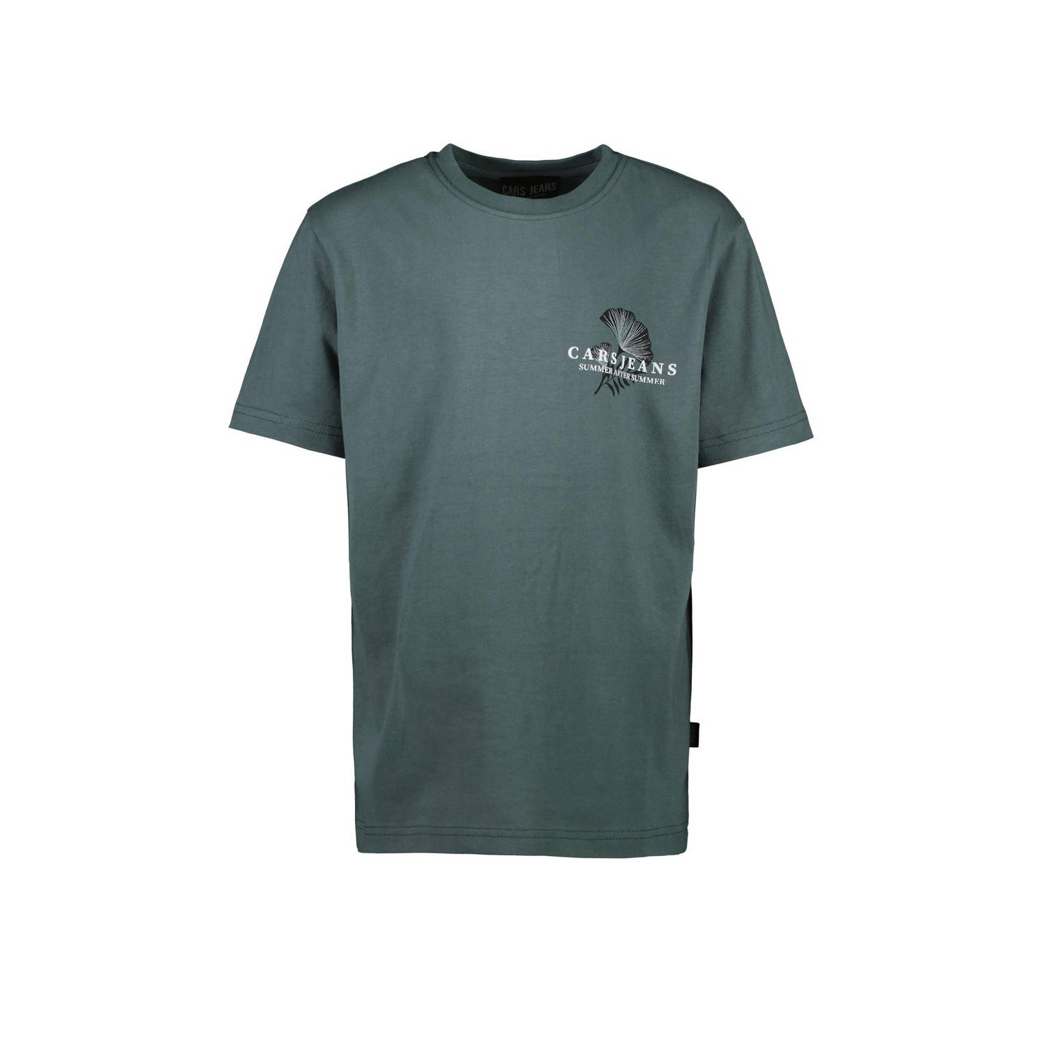 Cars T-shirt SHADE met backprint mosgroen