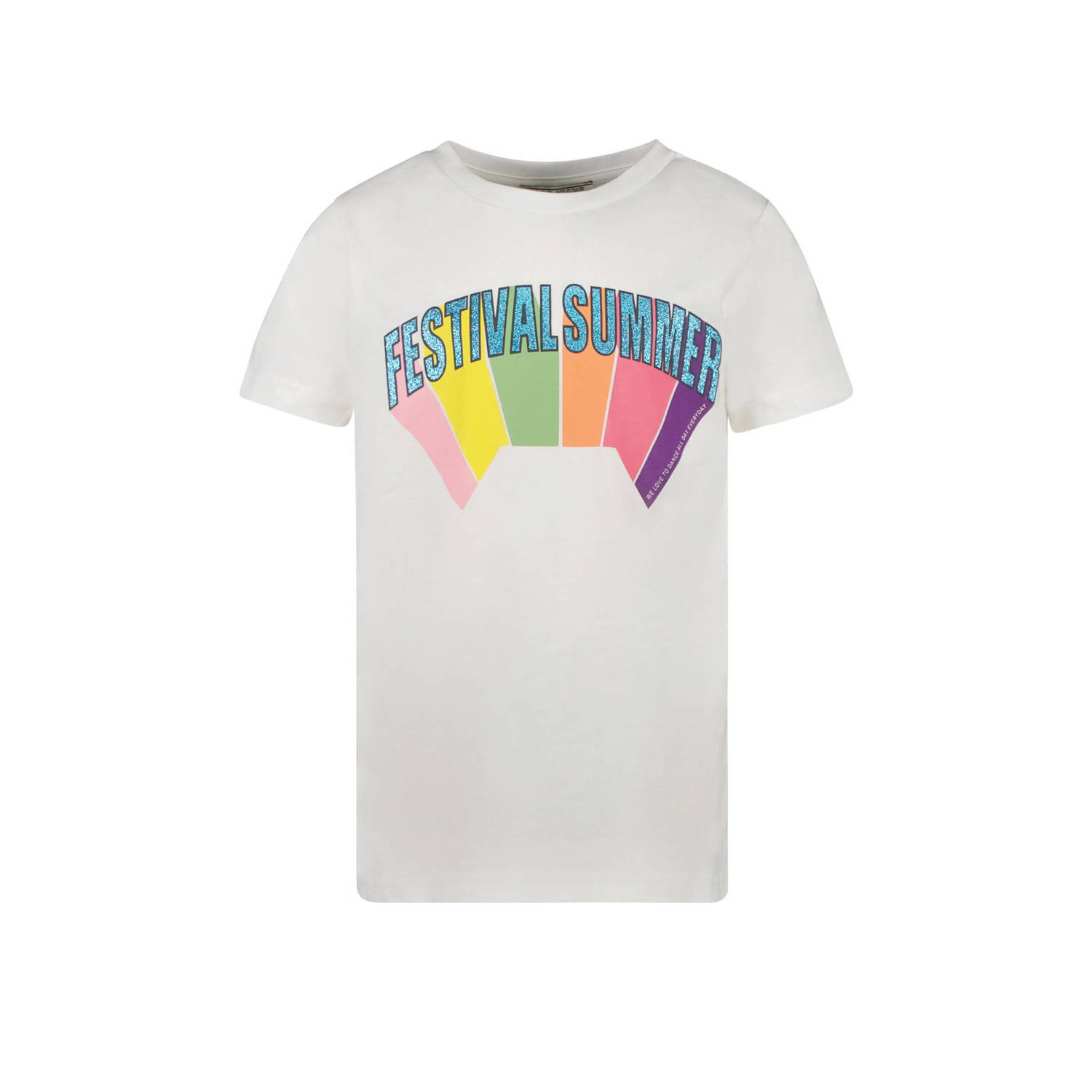 Cars T-shirt LIAN met printopdruk wit
