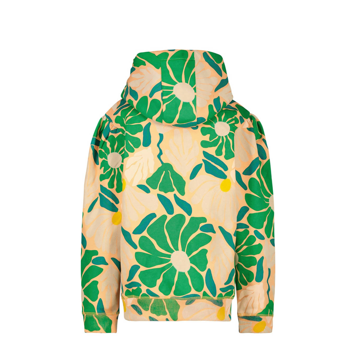 Cars hoodie HEDDI met all over print licht oranje groen