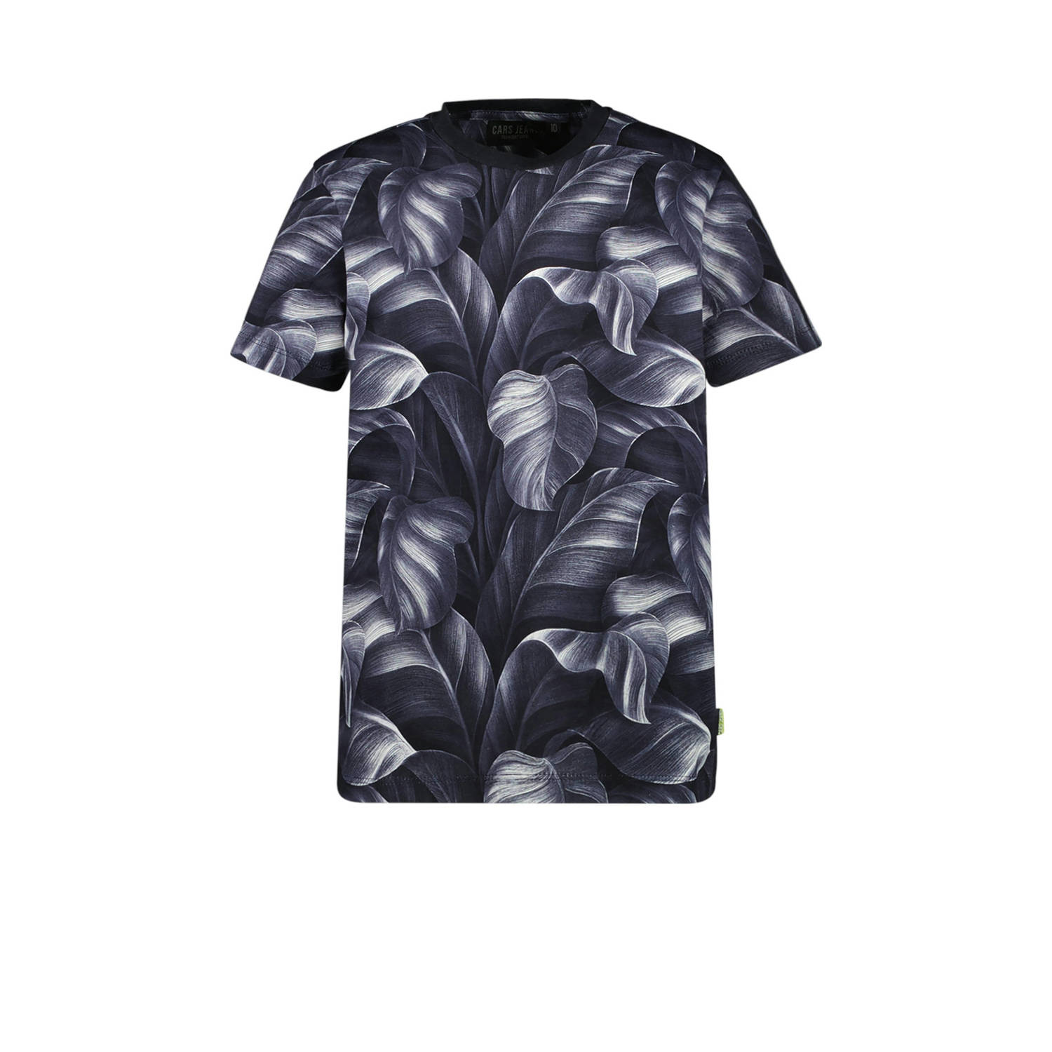 Cars T-shirt TIPAH met all over print donkerblauw wit