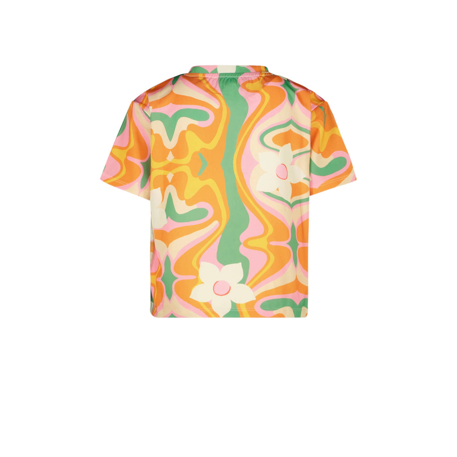 Cars tie-dye T-shirt SETU oranje groen