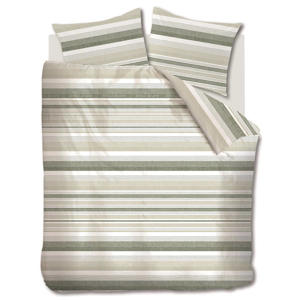 Wehkamp Riviera Maison katoenen dekbedovertrek lits-jumeaux Sturdy Stripe (240x220 cm) aanbieding