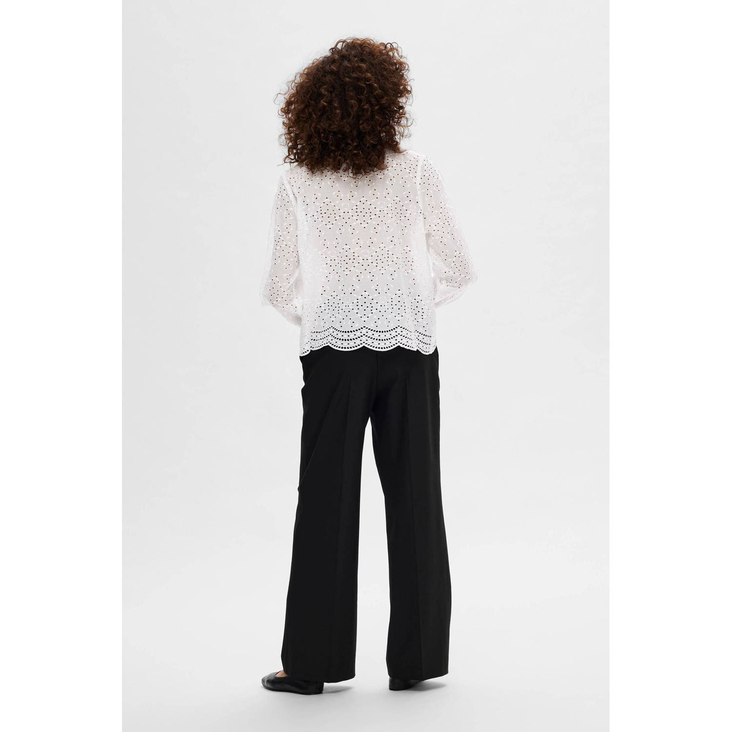 SELECTED FEMME blouse SLFTATIANA wit