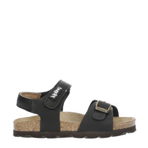 Fabio 7  leren sandalen zwart