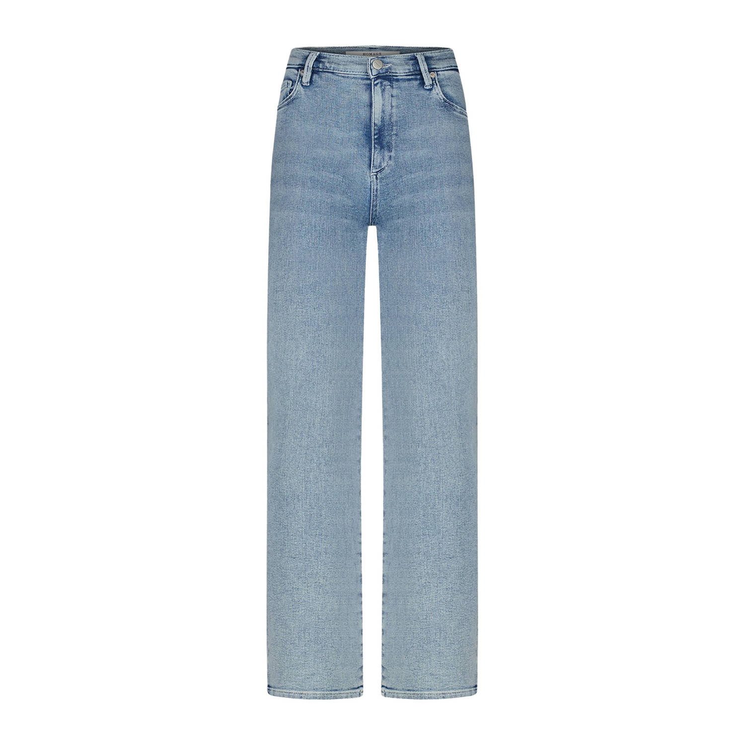Homage to Denim high waist wide leg jeans Diana medium blue denim