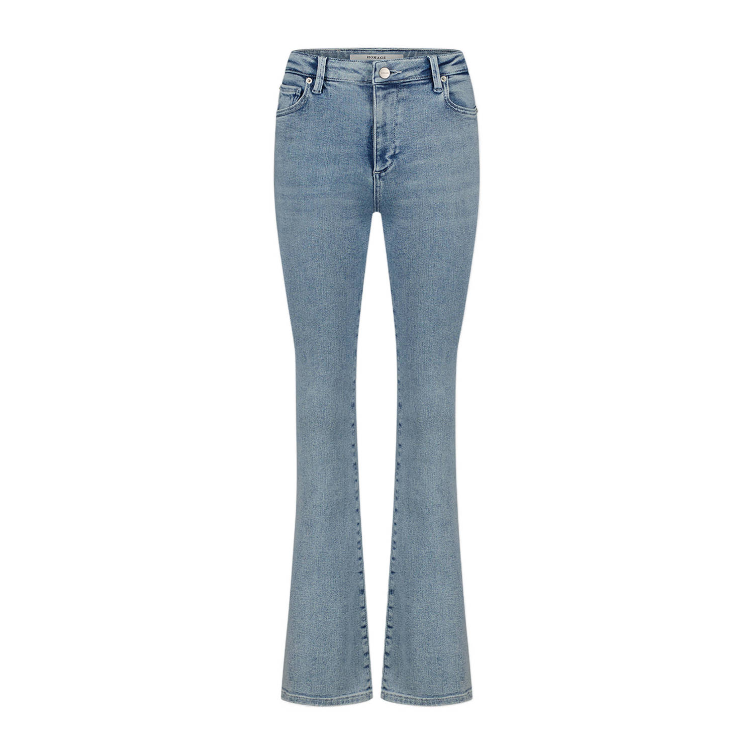 Homage to Denim high waist flared jeans Jane medium blue denim