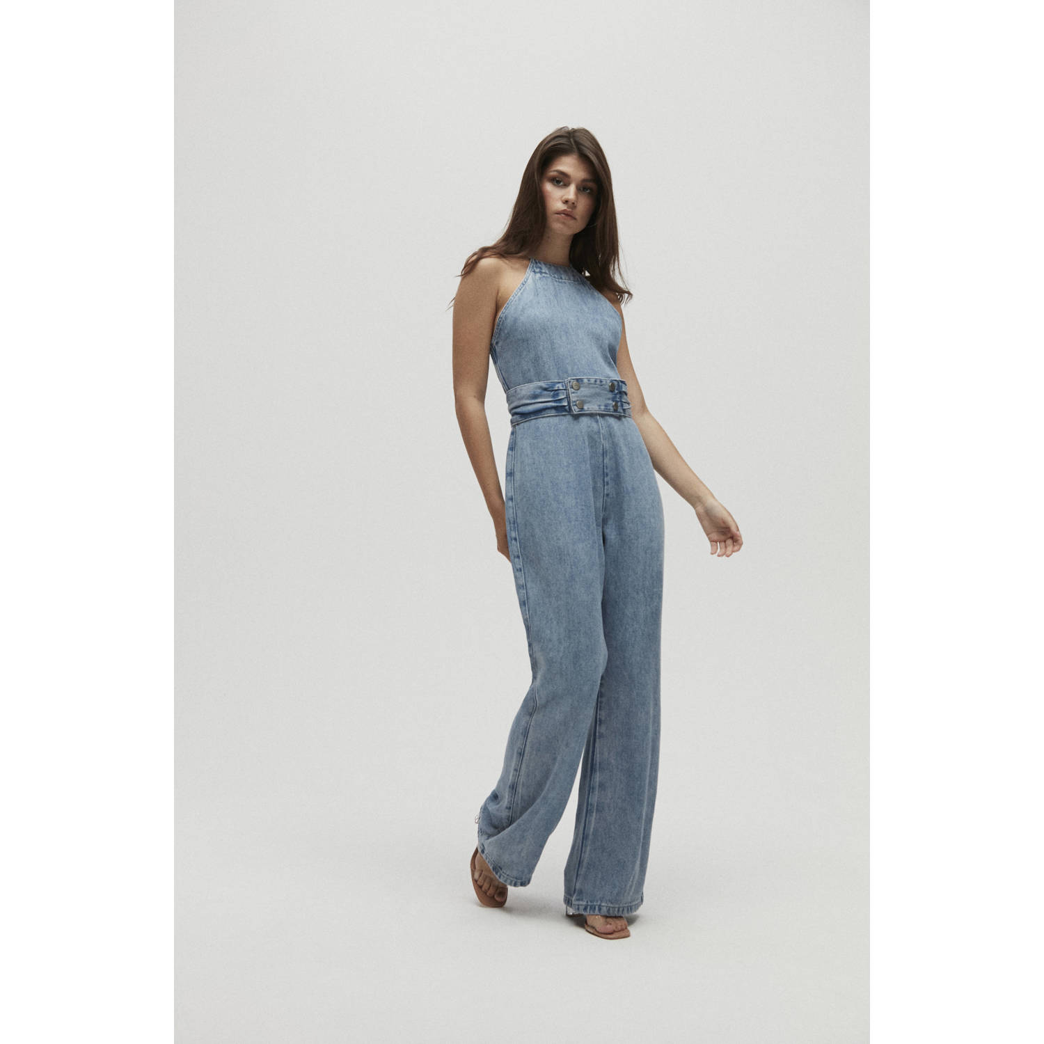 Homage to Denim jumpsuit medium blue denim