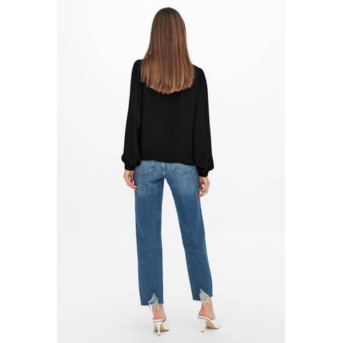 JDY blouse met kant zwart afbeelding