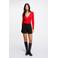 Morgan fijngebreide top rood