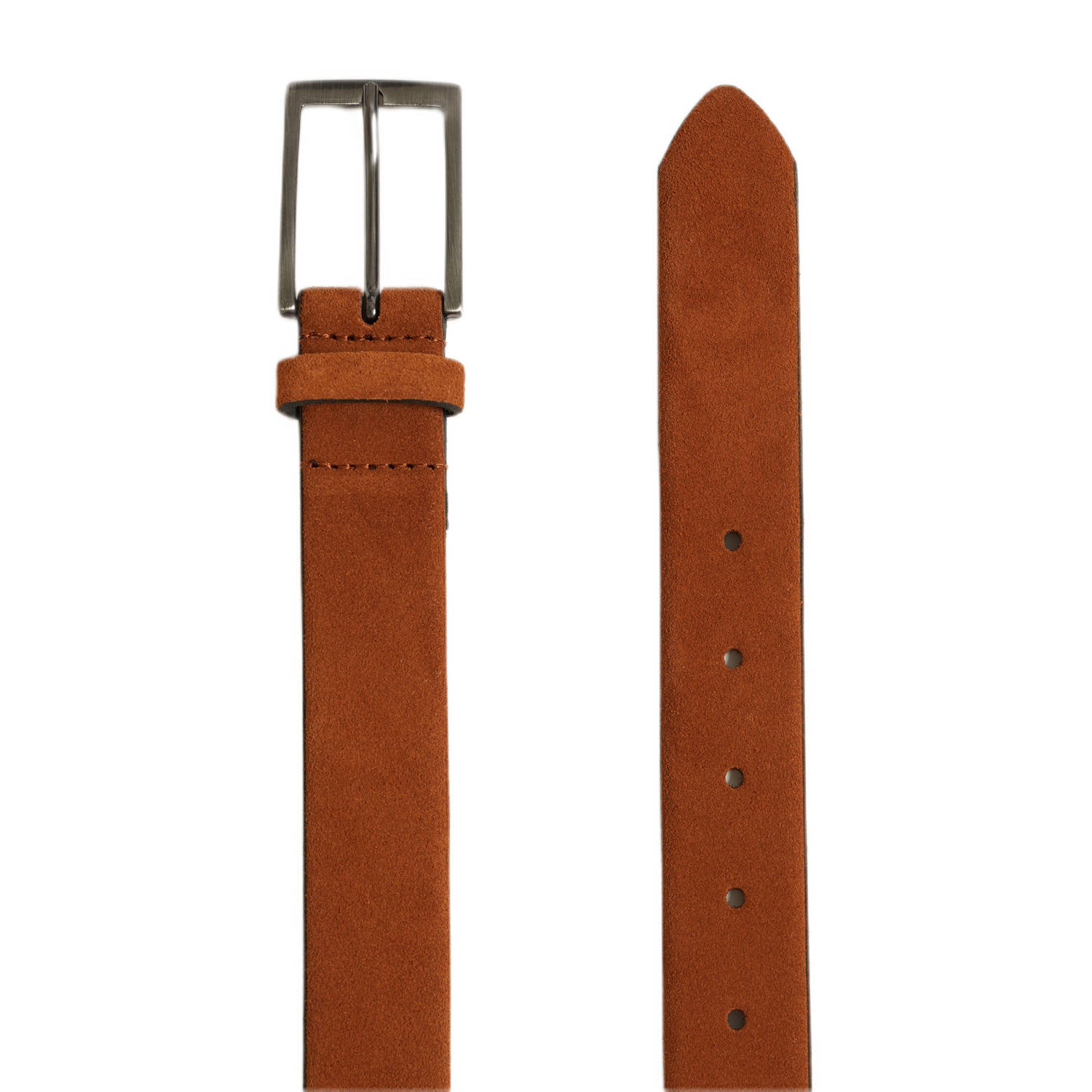 WE Fashion leren riem camel