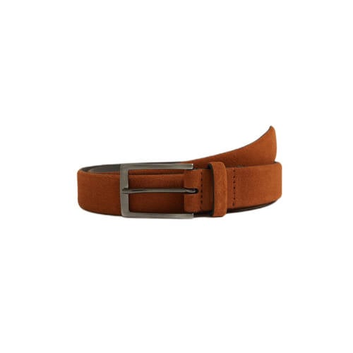 WE Fashion leren riem camel afbeelding