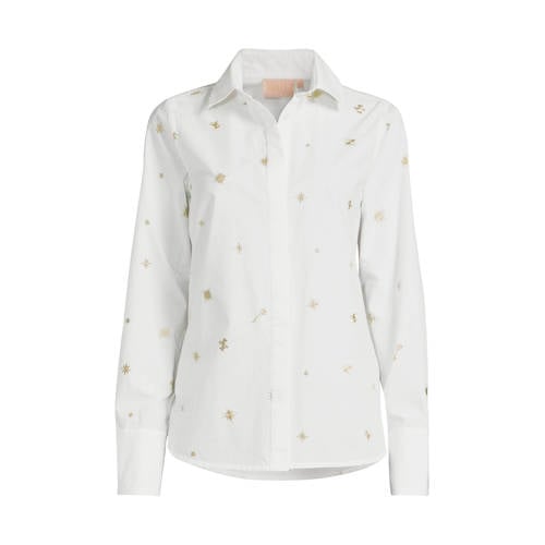 JOSH V blouse gebroken wit/ beige