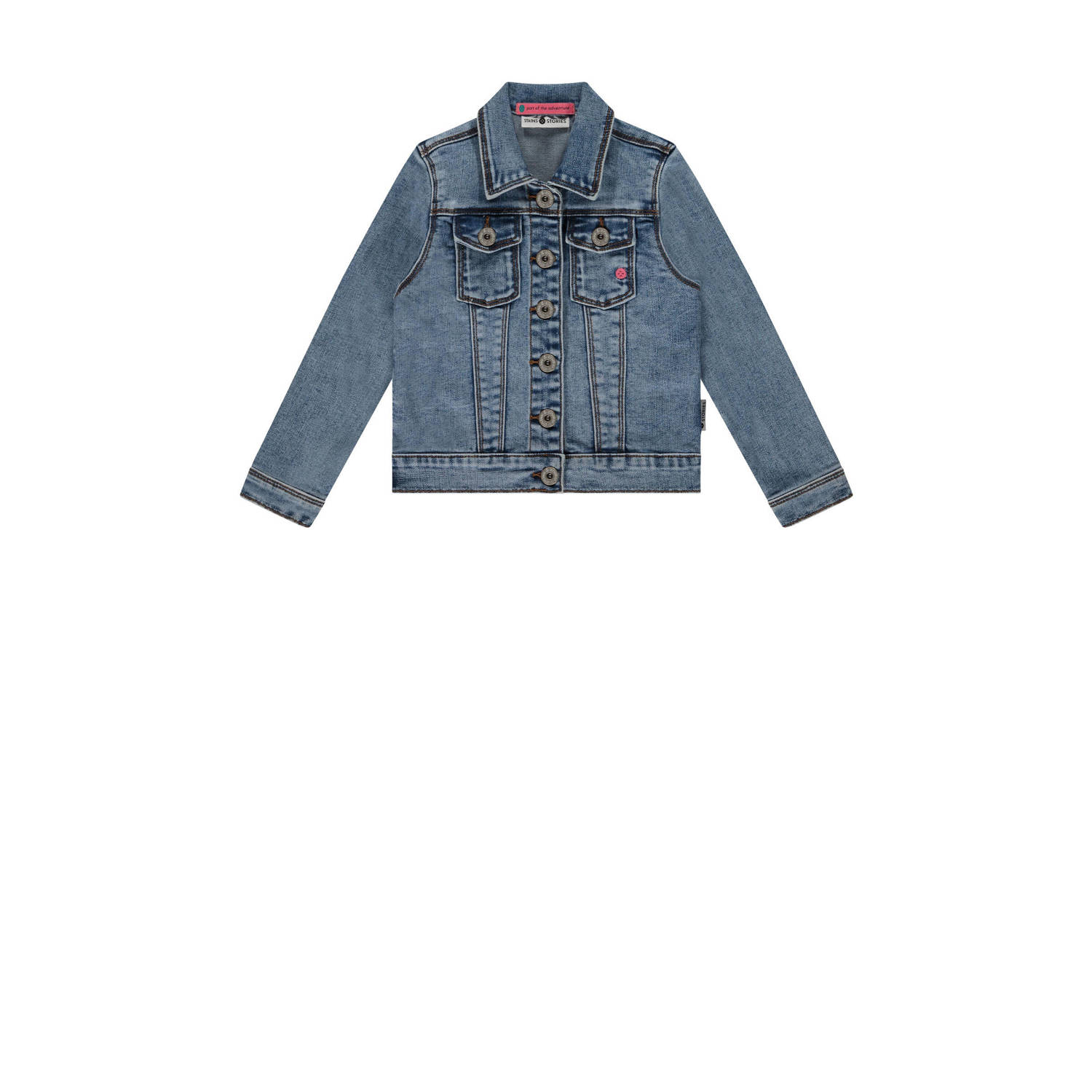 Stains&Stories spijkerjas denimblauw