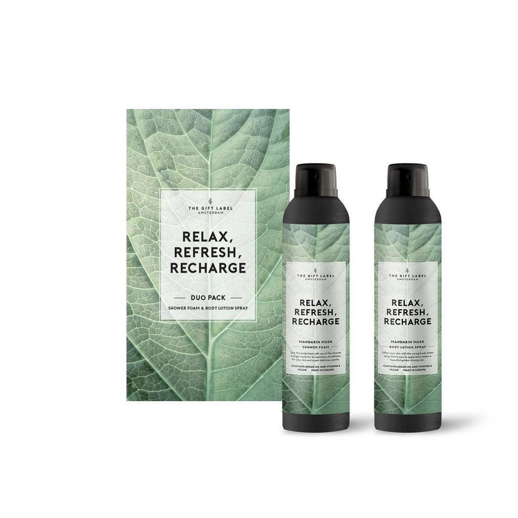 The Gift Label Relax, Refresh, Recharge Giftset 