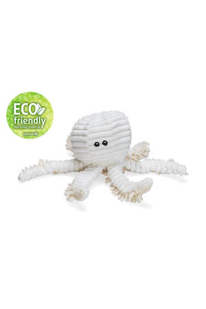 hondenspeeltje octopus Okki (26 cm) beige fluffy
