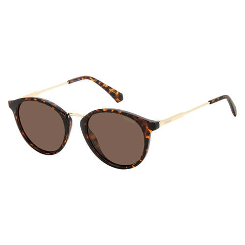 Polaroid zonnebril 4147/S/X met tortoise print goudkleurig afbeelding