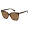 Polaroid zonnebril 4155/S/X met tortoise print bruin