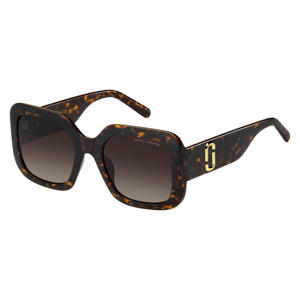 zonnebril 647/S met tortoise print bruin