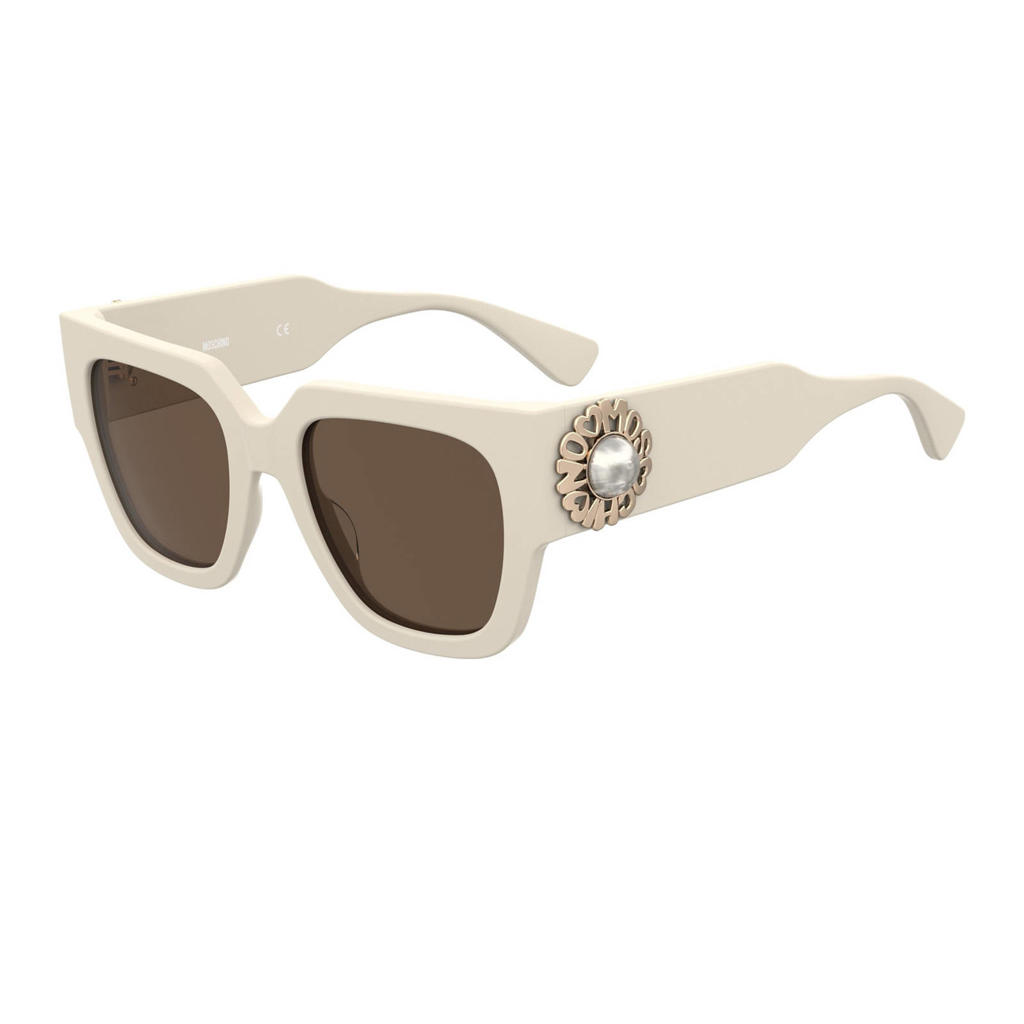 Moschino zonnebril ecru