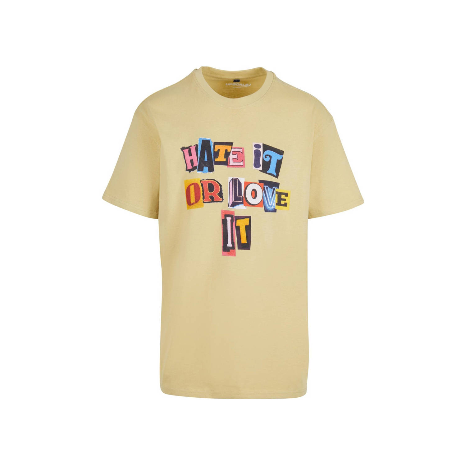 Mister Tee T-shirt met printopdruk palemoss