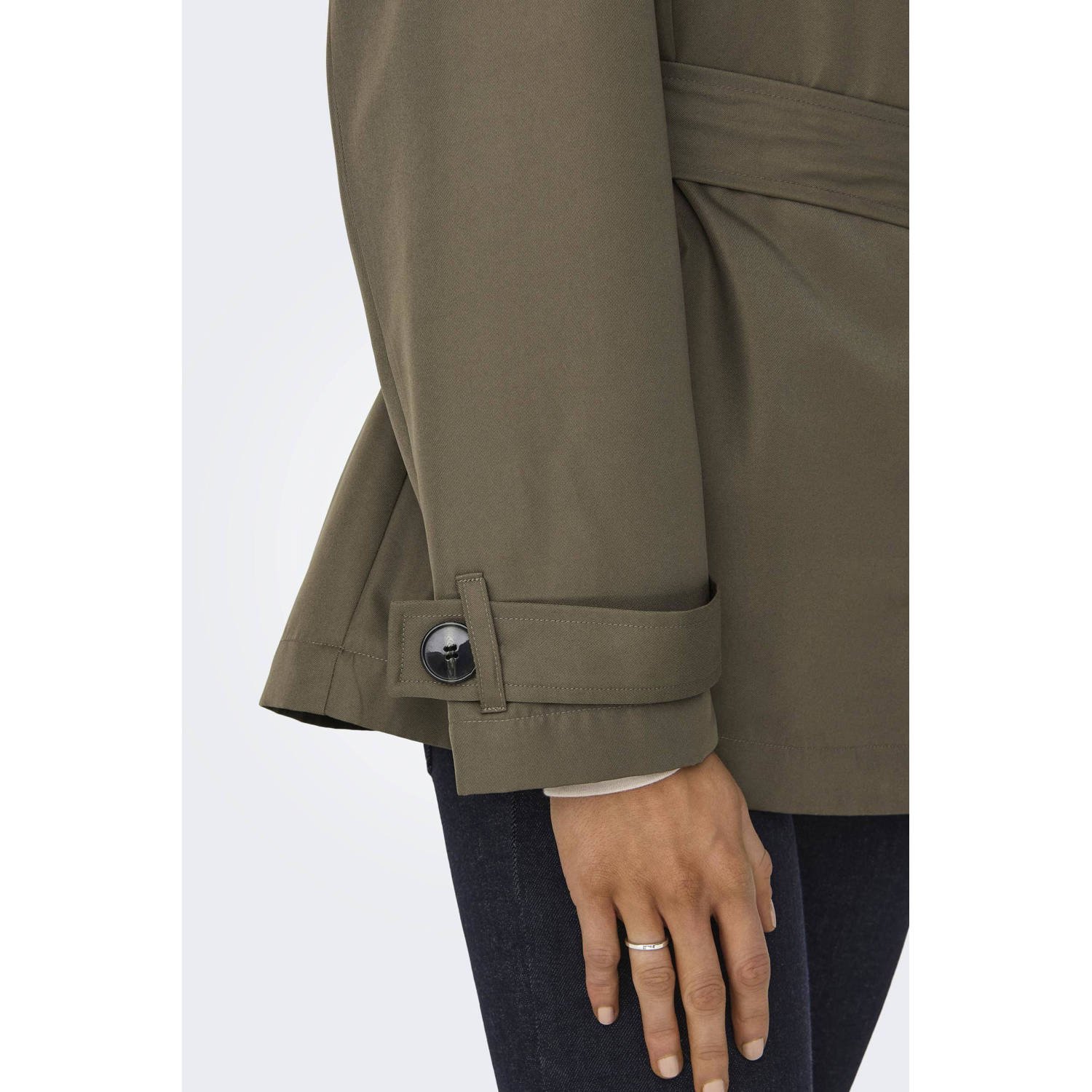 ONLY trenchcoat jas ONLLINE kaki