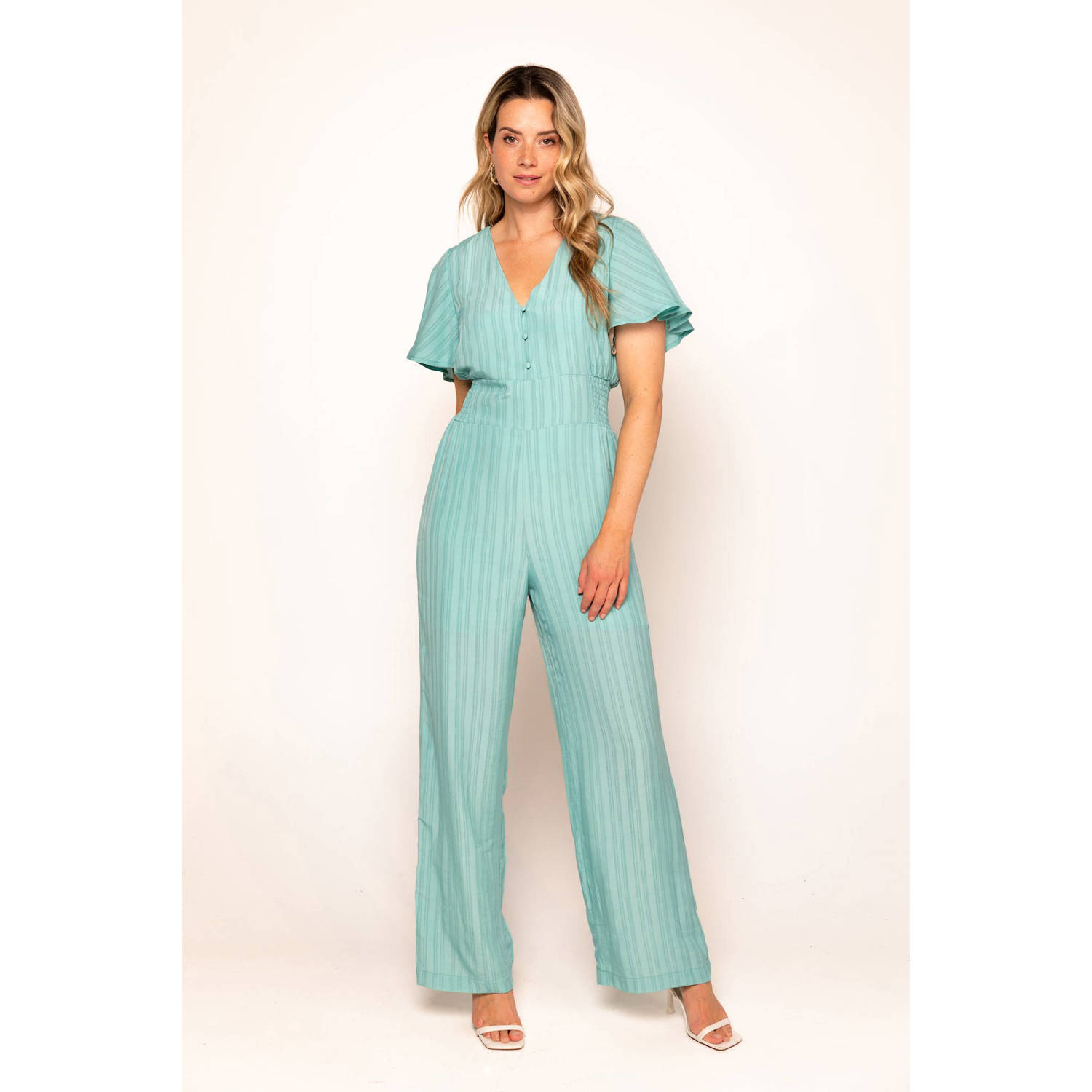 Freebird jumpsuit mintgroen