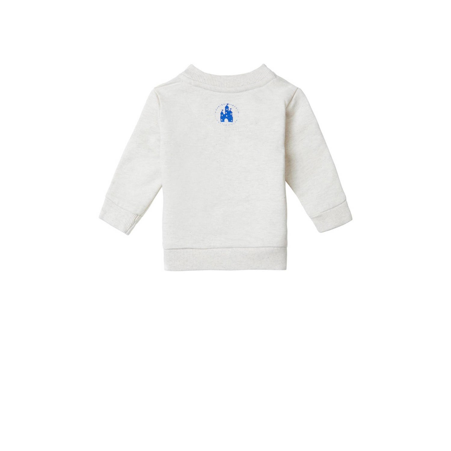 Noppies baby sweater met printopdruk offwhite