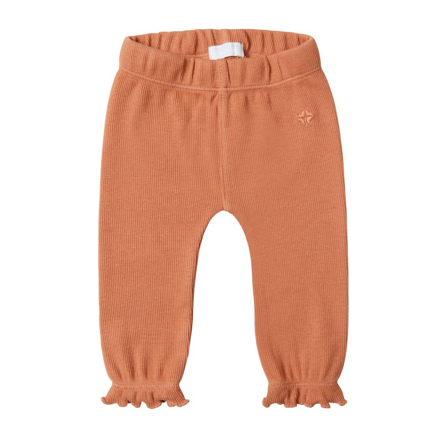 Noppies baby regular fit legging bruin Meisjes Stretchkatoen Effen 50