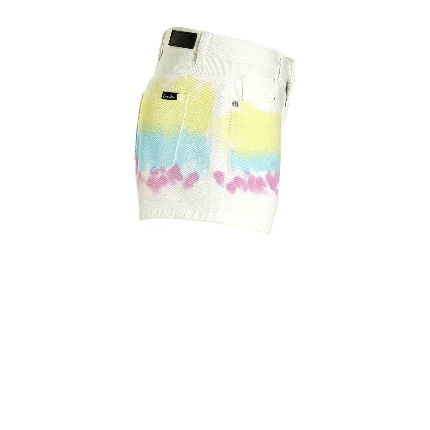 Cars tie-dye casual short ADINDA offwhite multicolor
