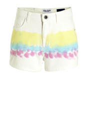 thumbnail: Multikleurige meisjes Cars tie-dye casual short offwhite color van katoen met rits- en knoopsluiting