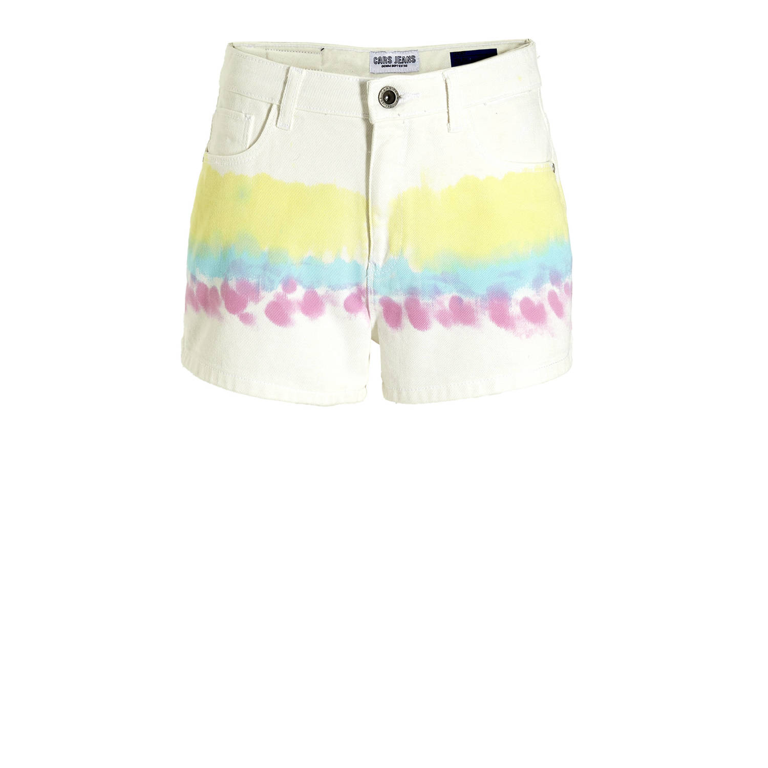 Cars tie-dye casual short ADINDA offwhite multicolor Korte broek Wit Jongens Katoen 116