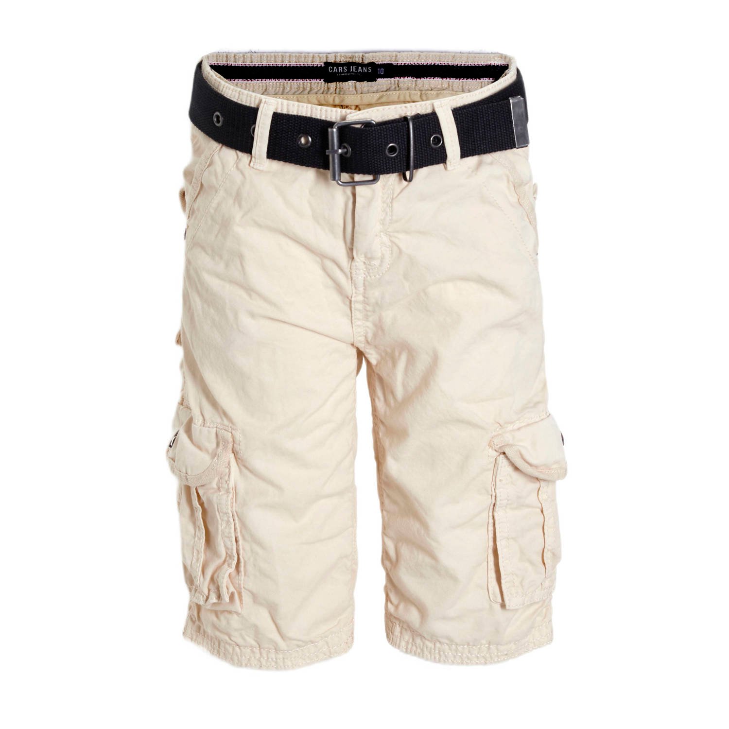 Cars cargo short DURRAS zand Korte broek Ecru Jongens Katoen Effen 116