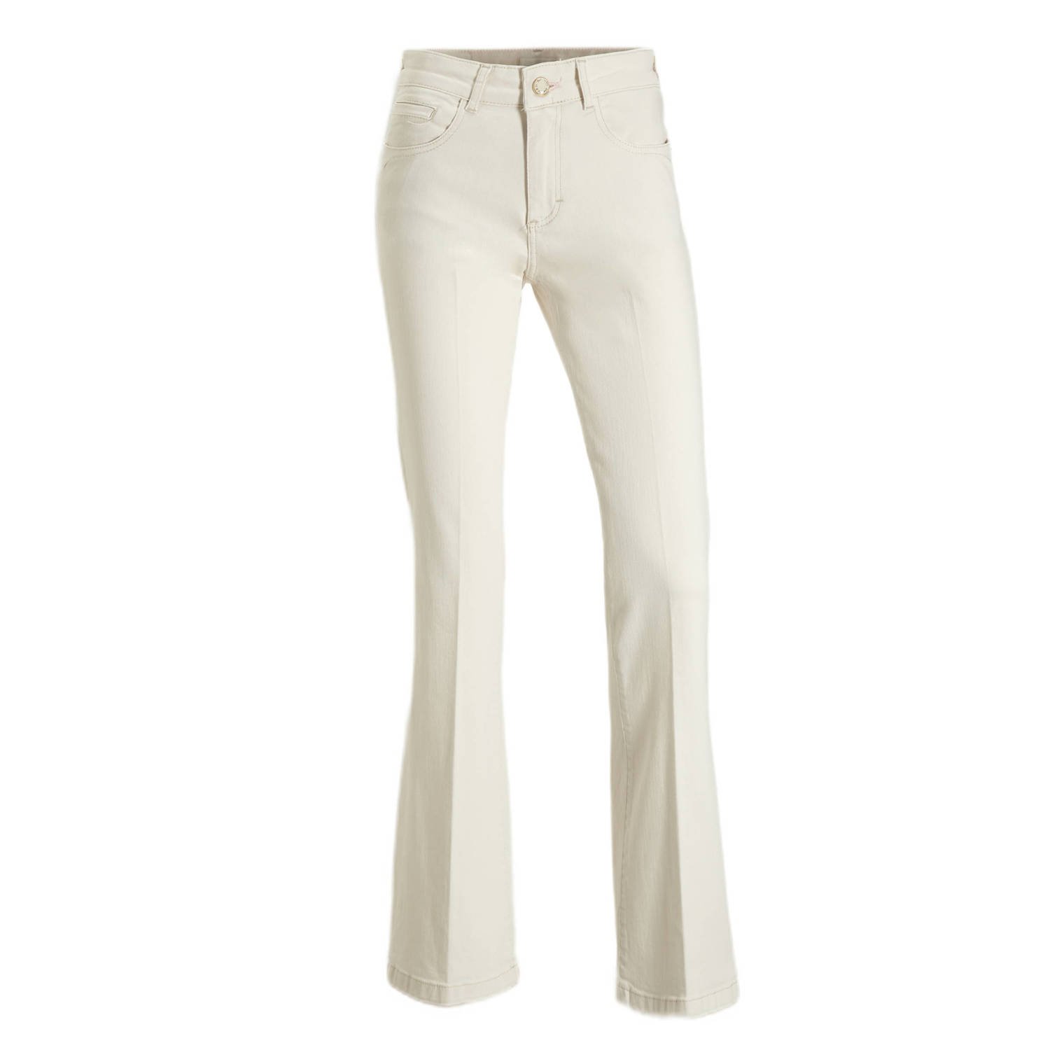 Parami Para Mi broek Color Denim 32 Inch Jade 005070 003 Beige Dames