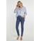 Para Mi high waist skinny jeans Celine medium blue denim