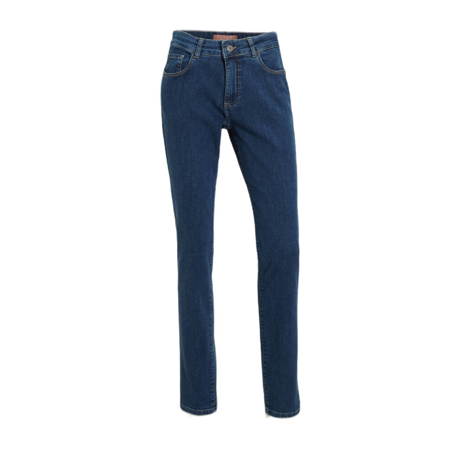 Para Mi high waist skinny jeans Celine medium blue denim