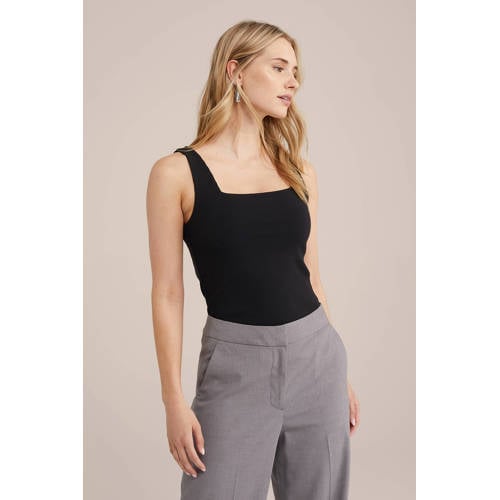 WE Fashion singlet zwart afbeelding