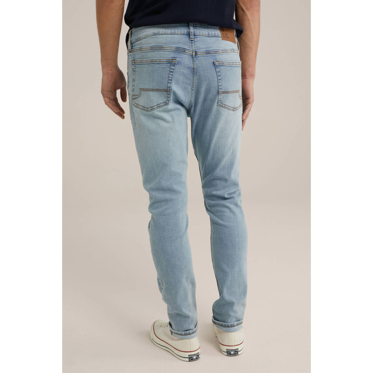 WE Fashion Blue Ridge slim fit jeans light blu