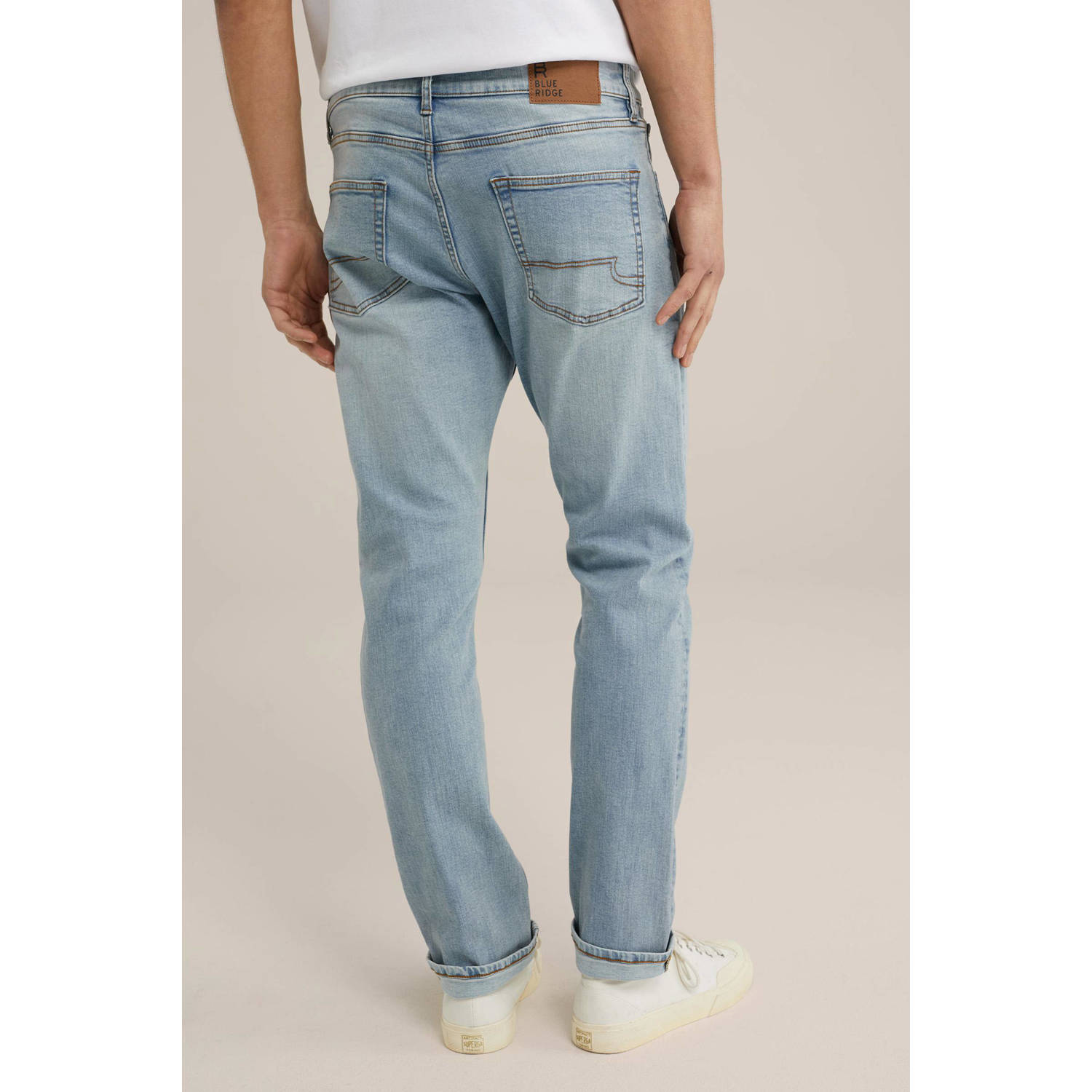 WE Fashion Blue Ridge regular straight fit jeans Rex-E light denim
