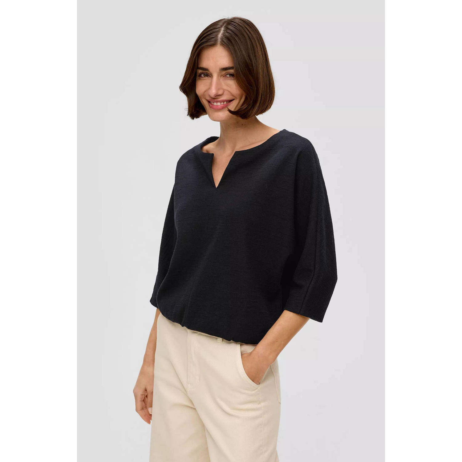 s.Oliver blousetop zwart