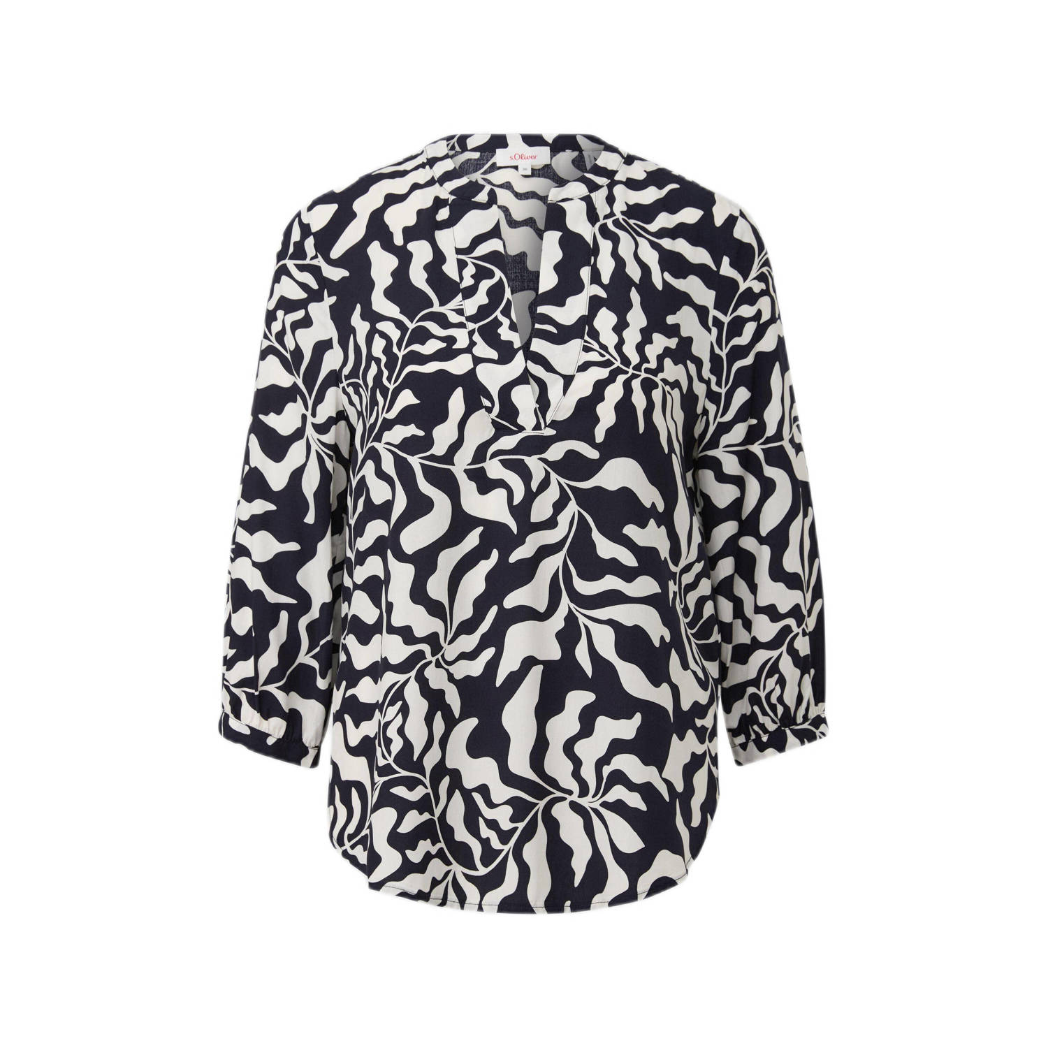 S.Oliver Gedessineerde blouse met print all-over