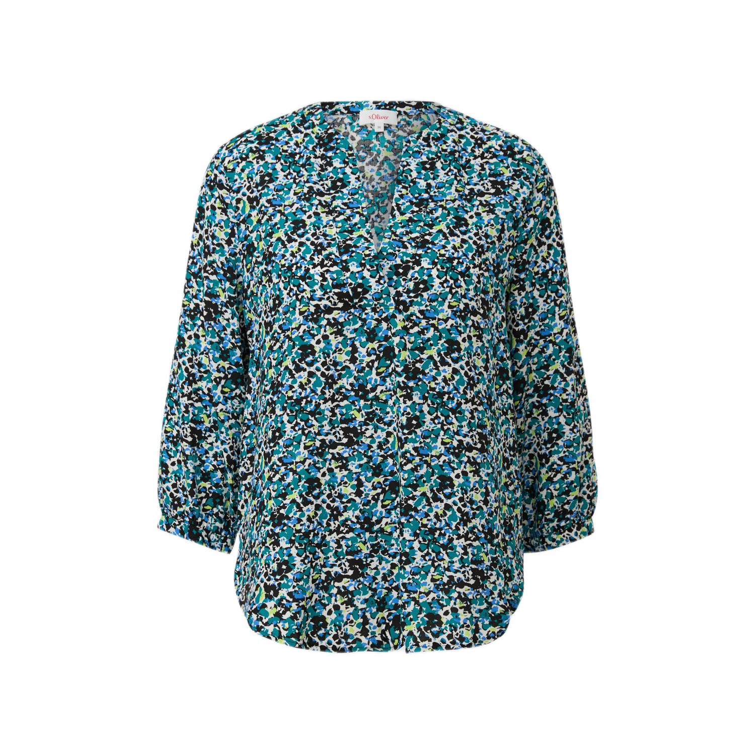 S.Oliver Gedessineerde blouse met print all-over