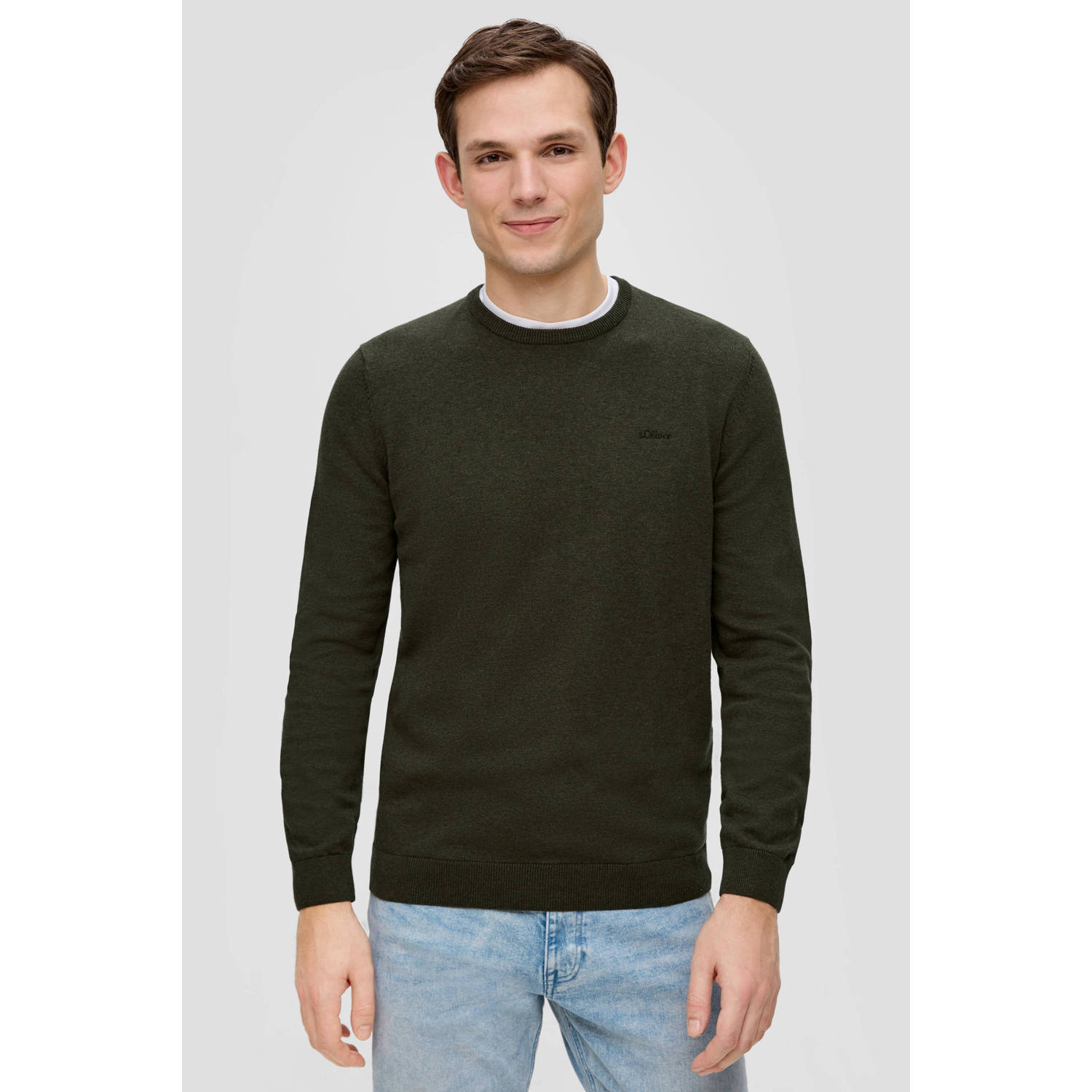 S.Oliver RED LABEL Gebreide pullover met labelstitching