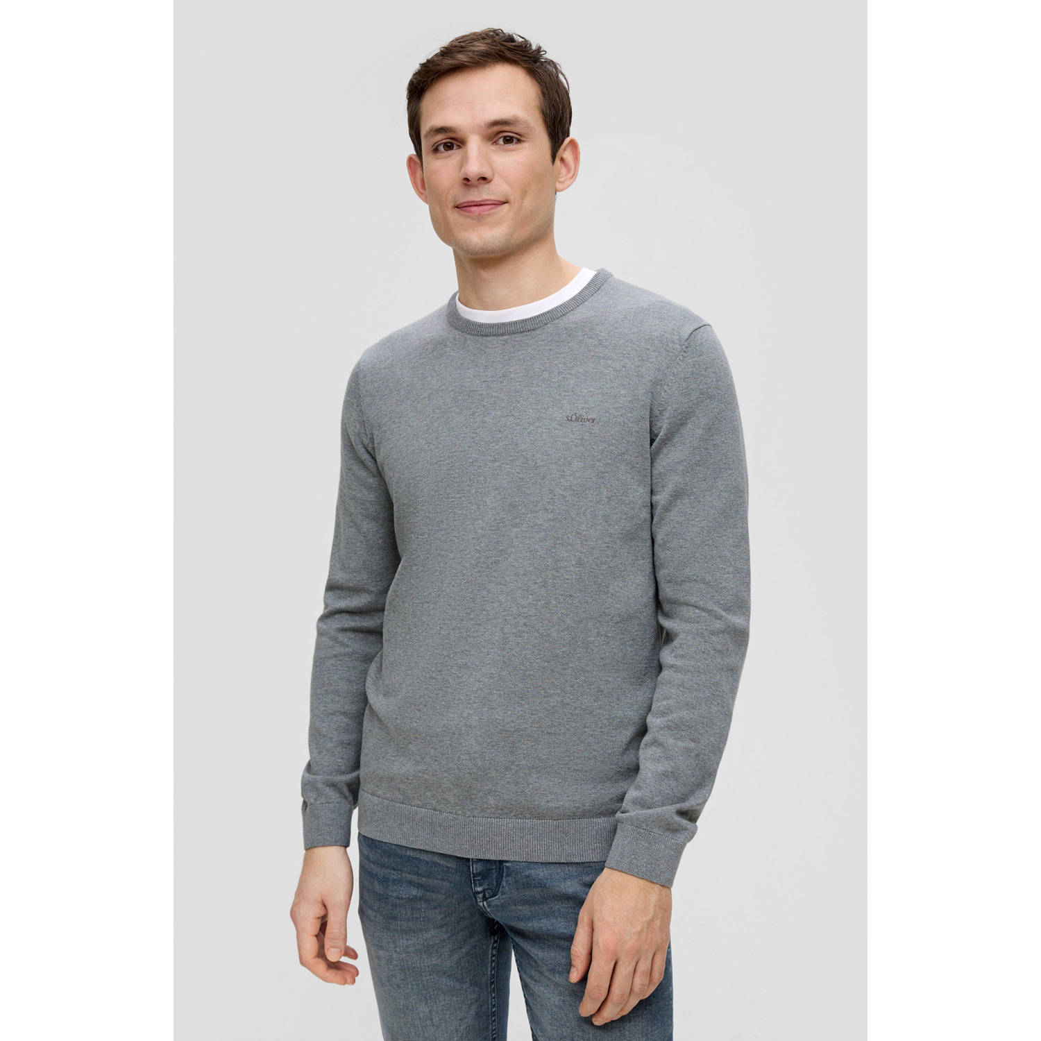 S.Oliver RED LABEL Gebreide pullover met labelstitching